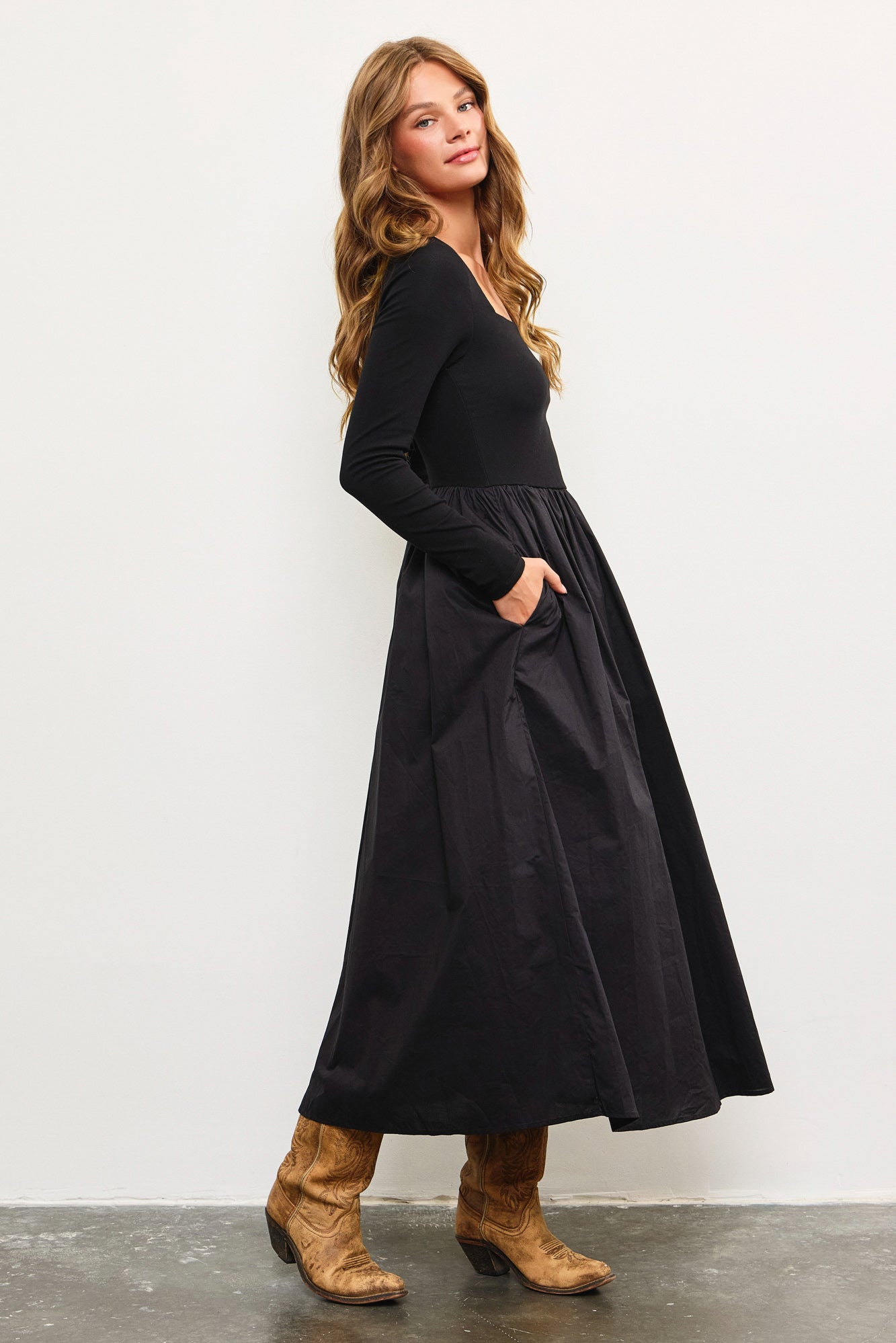 Meadow dress in Black