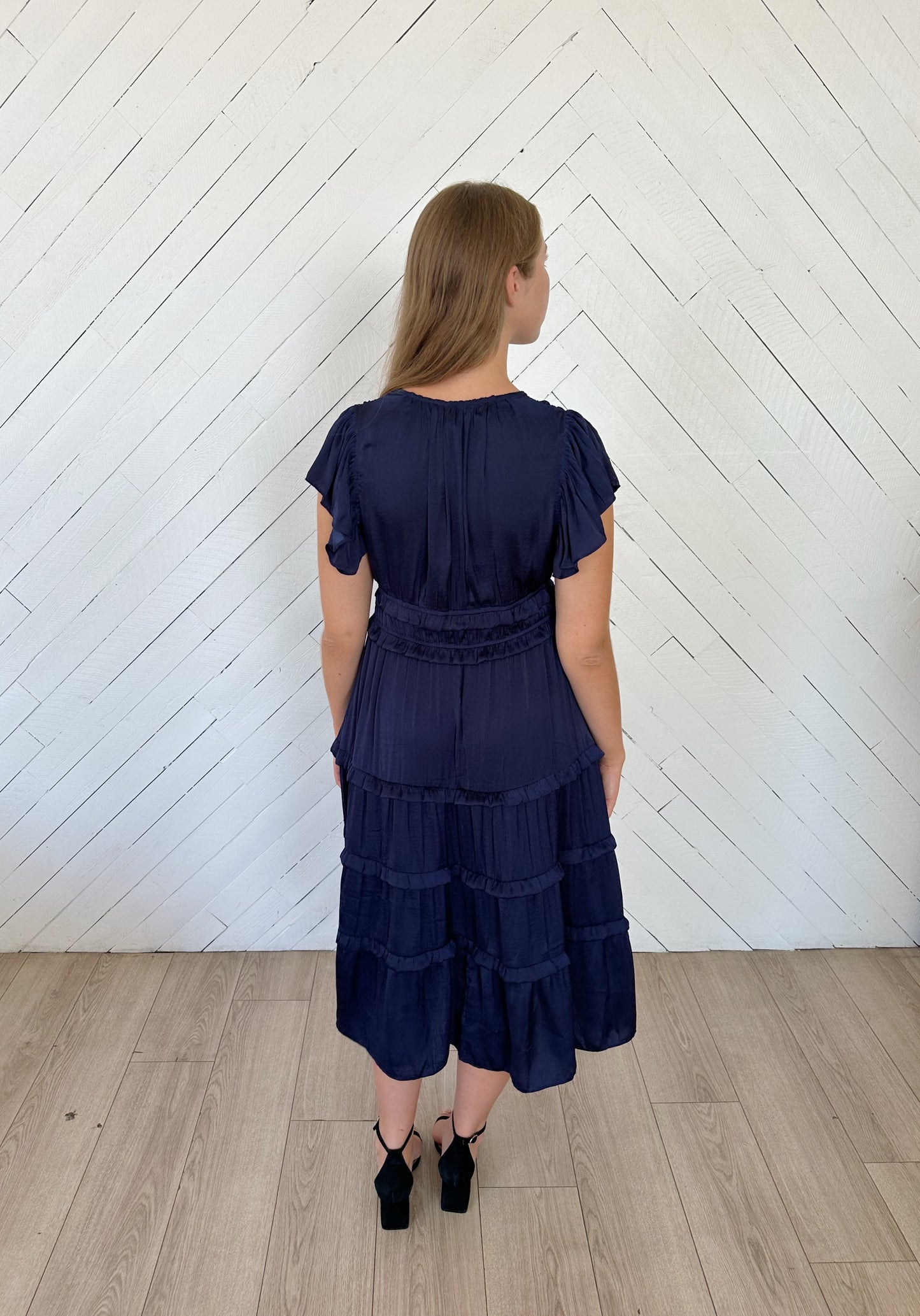 Grace Dress in Navy