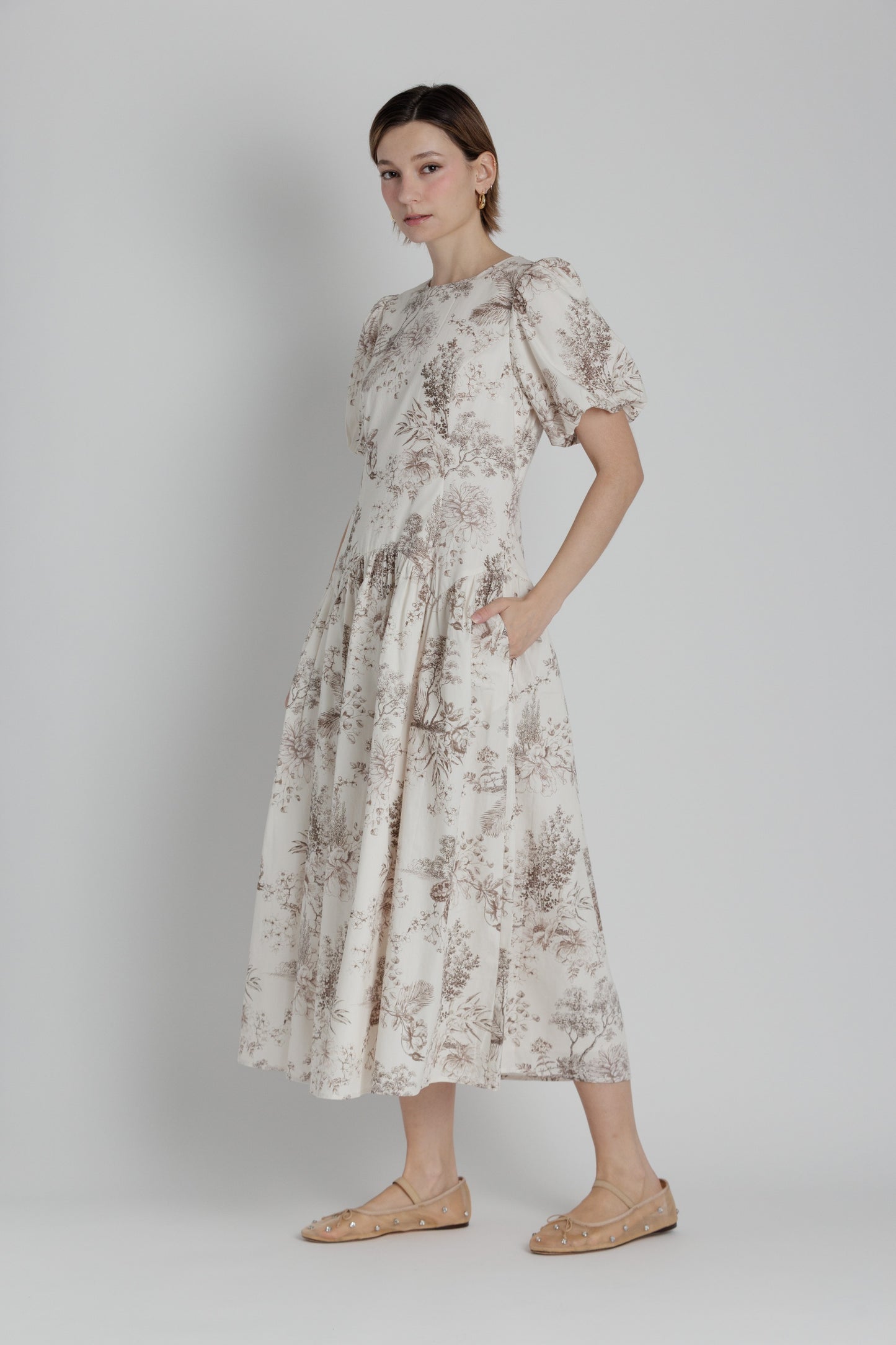 Zaria Midi Cotton Dress