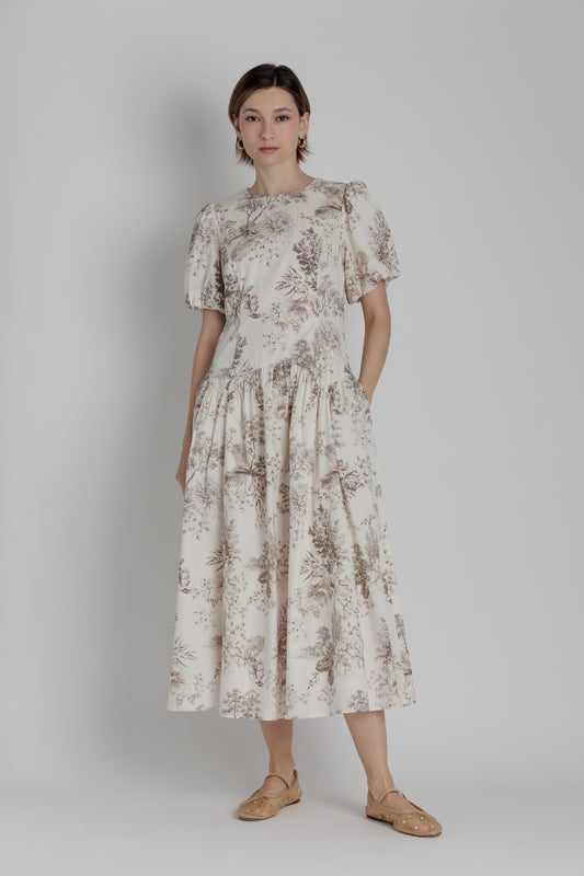 Zaria Midi Cotton Dress