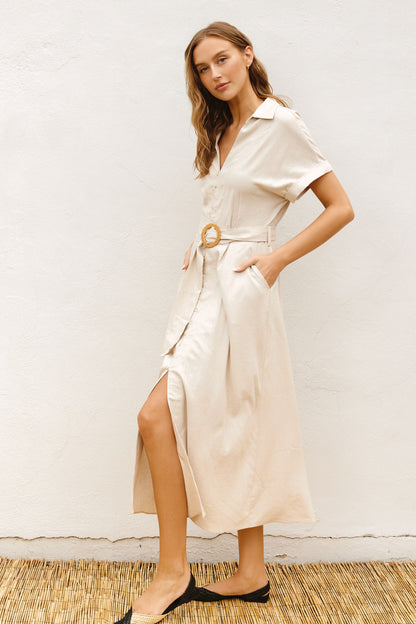 Yana Linen Dress