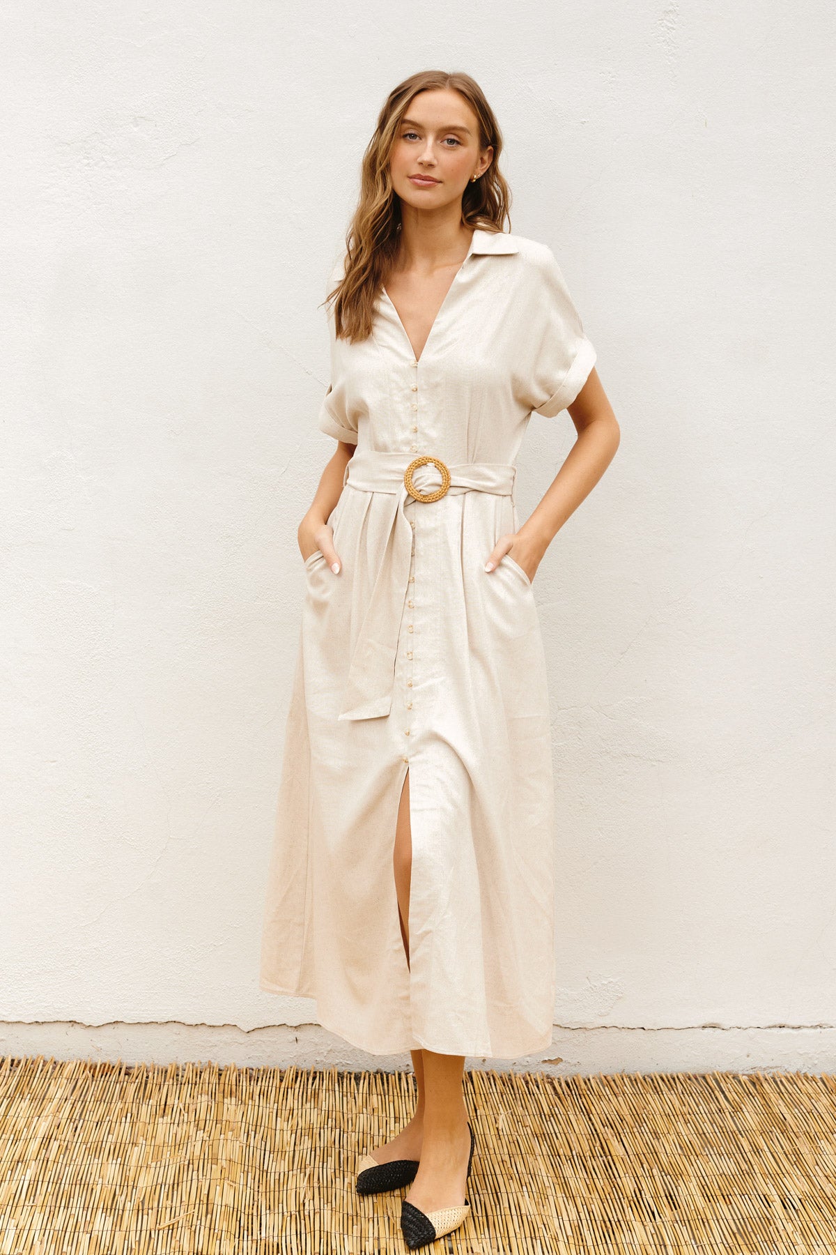 Yana Linen Dress