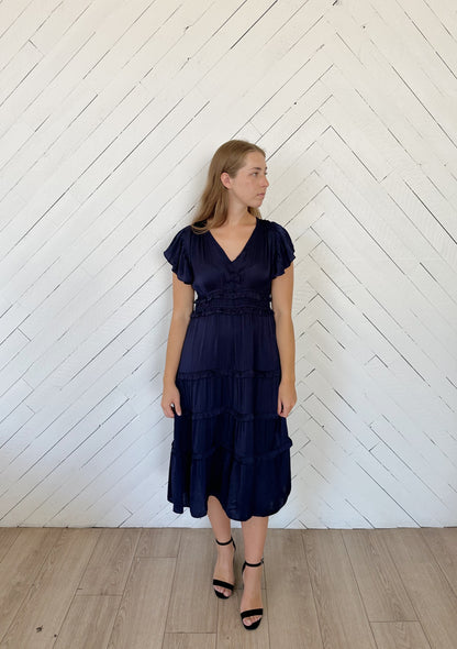 Grace Dress in Navy